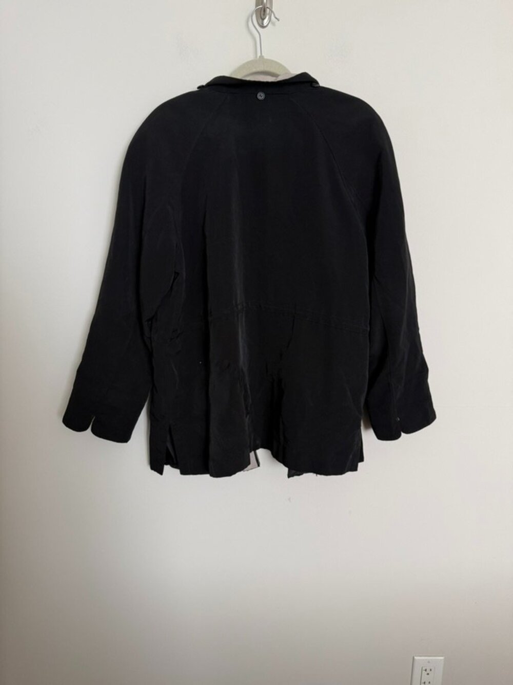 Jones New York Sport Black Lightweight Zip Jacket XL Classic Travel Coat - Picture 9 of 11